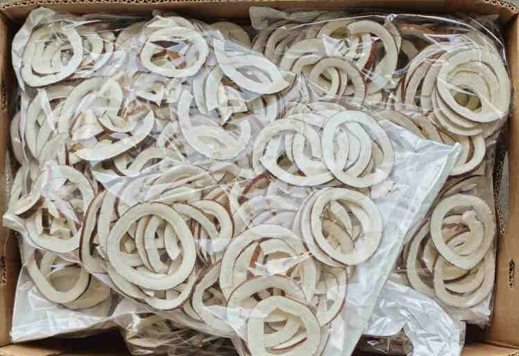  خرید و قیمت عمده میوه خشک نارگیل حلقه و خرد شده اسلایس 1404 وجیسنک خرید مستقیم تولیدی فله کیلویی بسته بندی