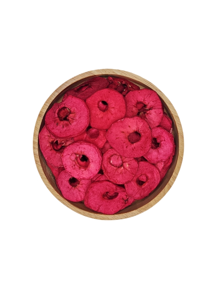 قیمت سیب خشک لبویی اسلایس وجیسنک تضمین کیفیت و ارسال سریع به سراسر ایران قیمت عمده و خرده فروشی میوه خشک وجیسنک