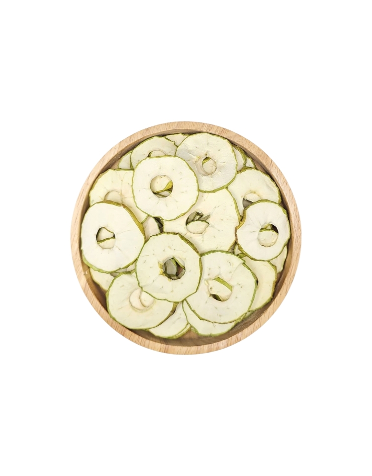 قیمت عمده میوه خشک سیب سبز ترش با پوست قیمت عمده درب کارخانه وجیسنک 1404